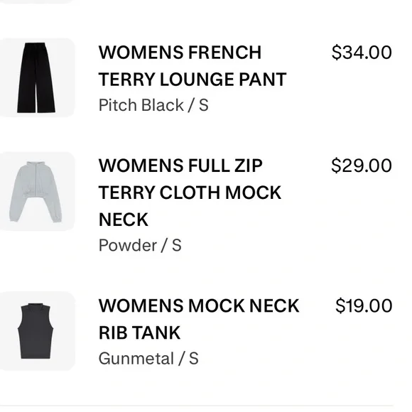 NEW Talentless women’s terry cloth mock neck cropped zip up - Picture 2 of 7